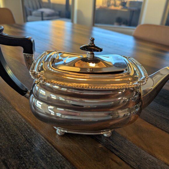 Wallace Silverplate EPNS s3270 - Art Deco Silver Plated Three Piece Set - Picture 8 of 12